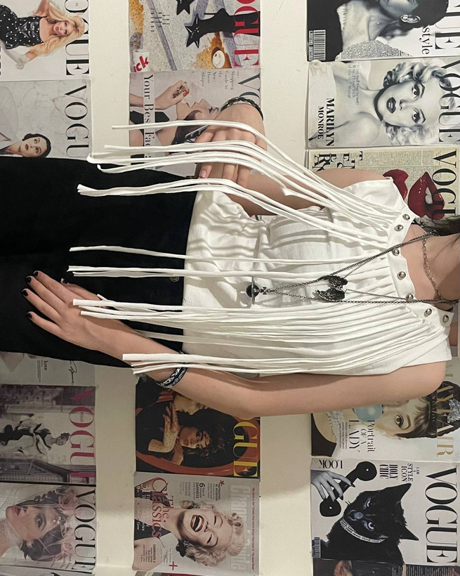 کراپ fringe (ریش ریش)