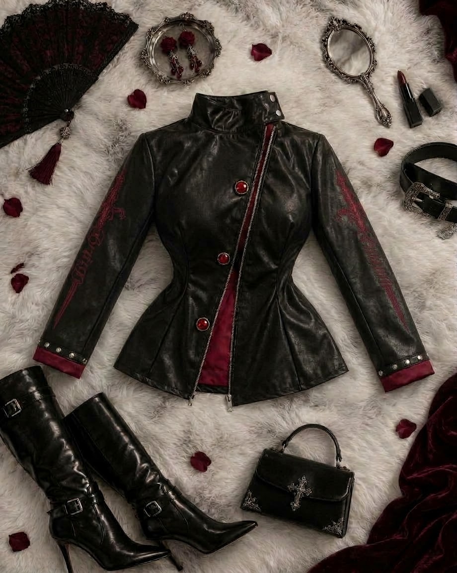 جکت چرم red blade